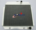 3 Row Aluminum Radiator + Fan for Chevy 1951-1954