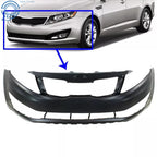 Primed Front Bumper Cover for Kia Optima (2012–2013)