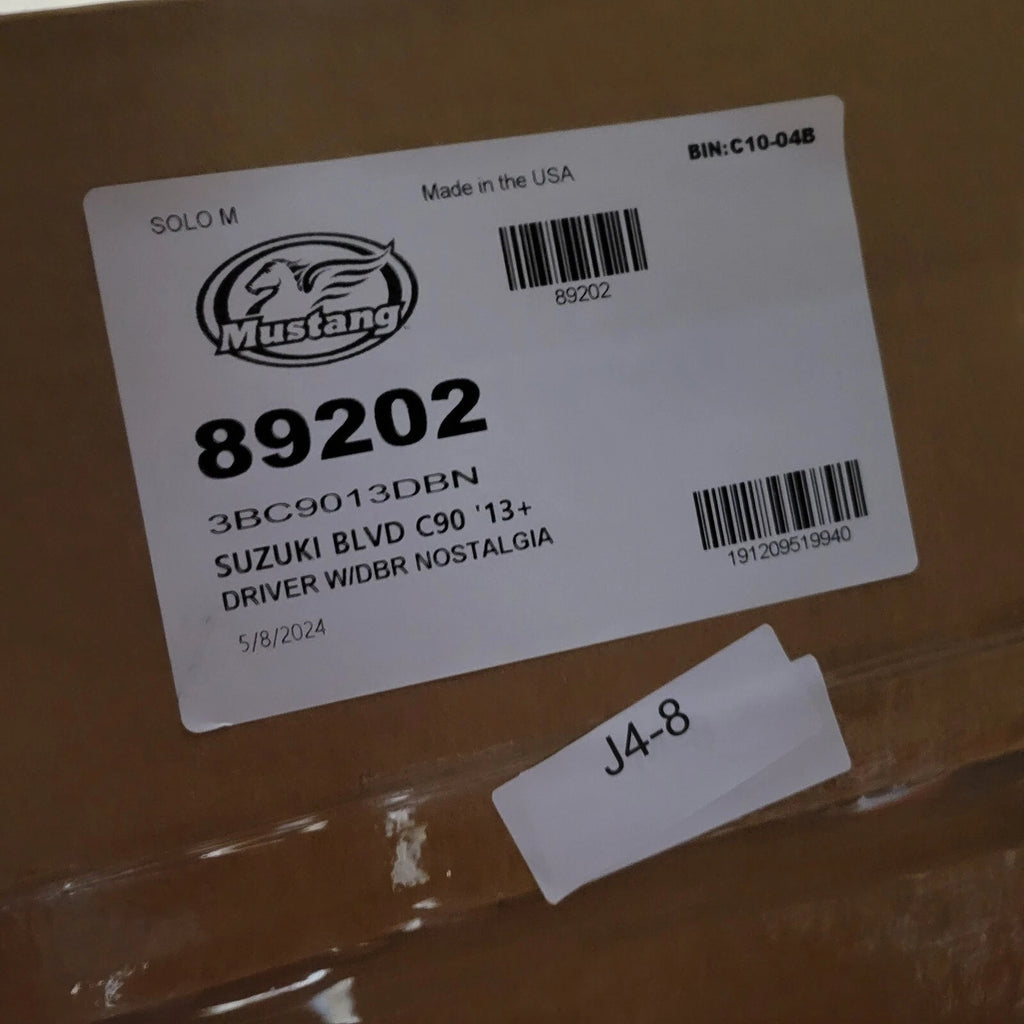 Mustang Wide Touring Solo Seat for Suzuki Boulevard C90T (2015–2019)