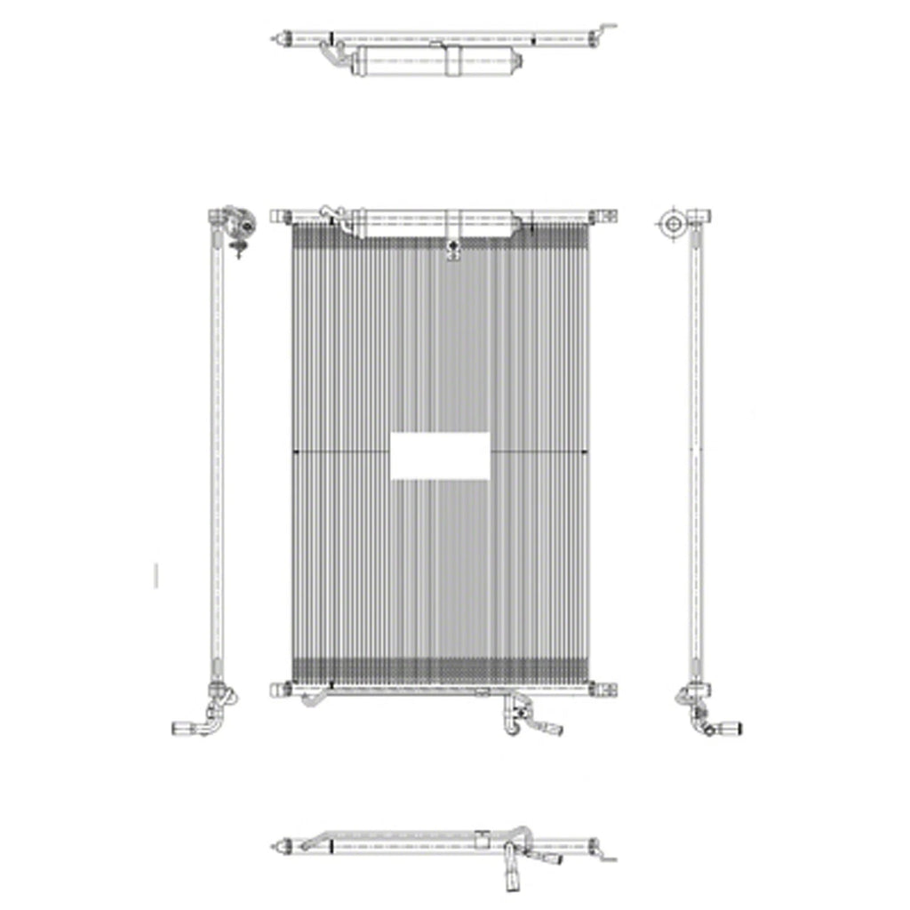 Replacement A/C Condenser Repair Part For 2006-2010 Infiniti M35