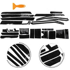1 x Carbon Fiber Interior Trim Decals for Mercedes E-Class W212 (2009���2016)