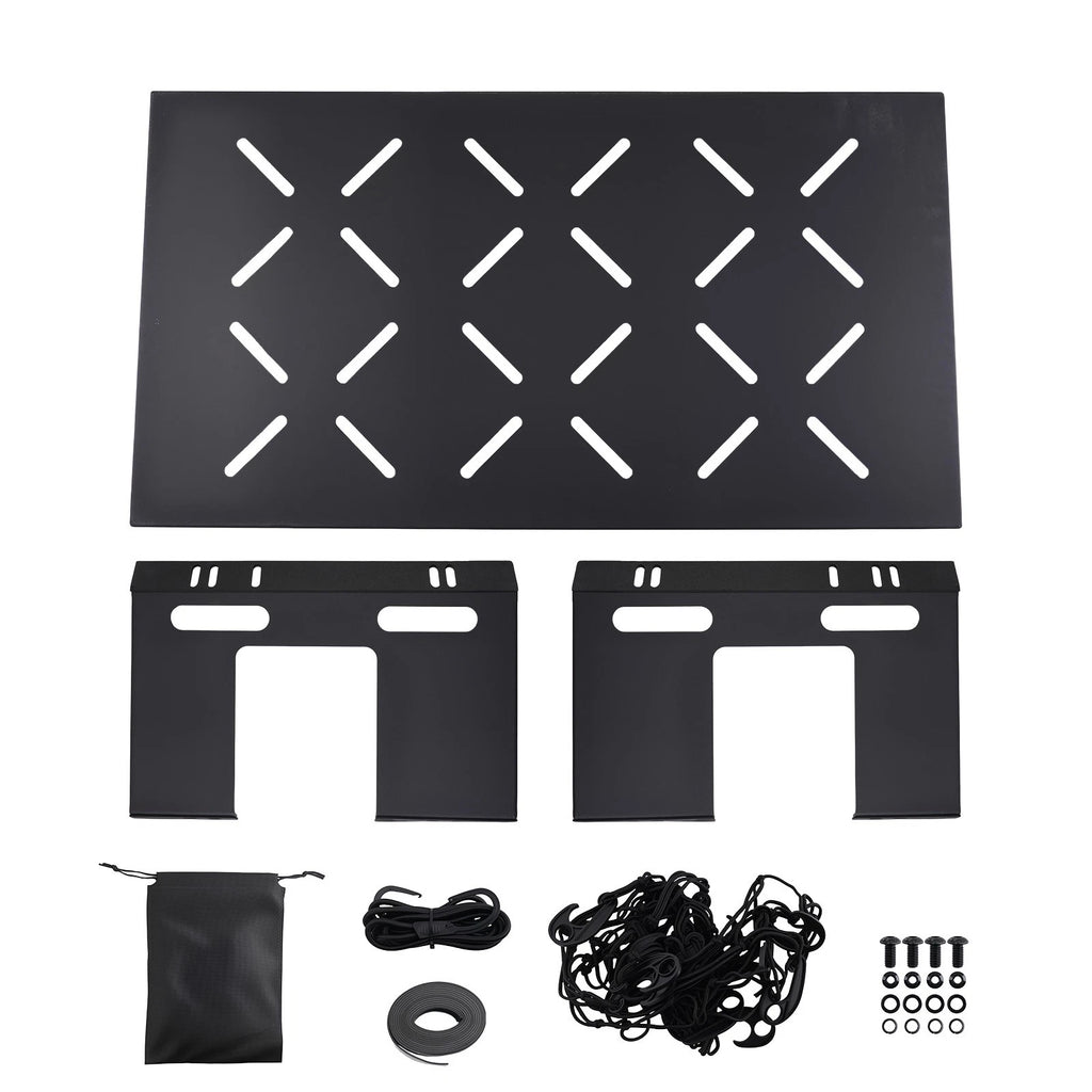 Cargo Shelf Rack with Stretch Net for Jeep Wrangler JK JL (2007–2026)