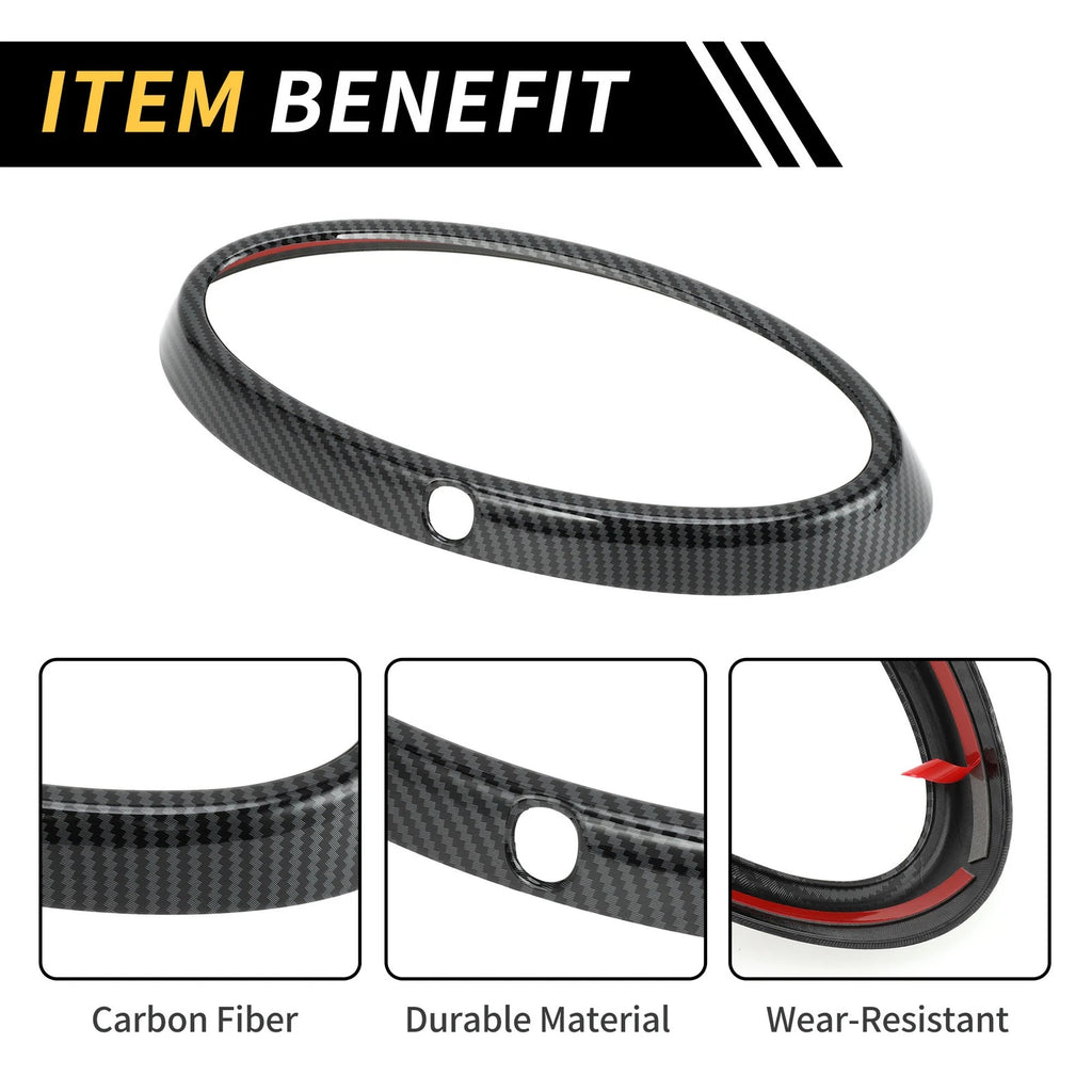 Carbon Fiber Tailgate Emblem Badge Cover for Ford Ranger (2023–2024)