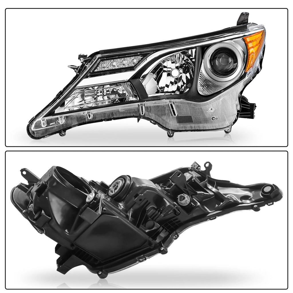 Halogen Headlight Chrome for Toyota RAV4 (2013-2015)