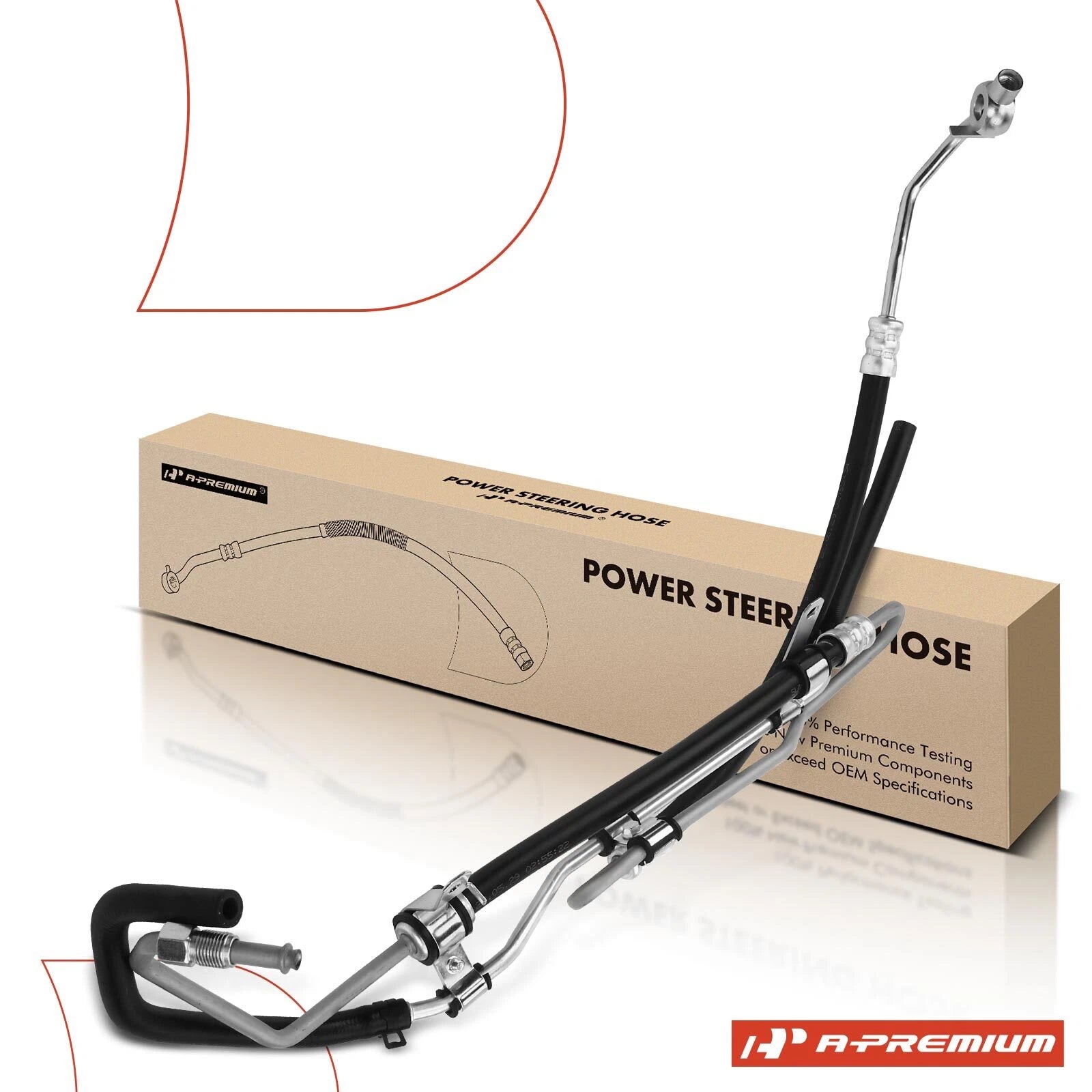 Power Steering Pressure & Return Hose for Toyota Tundra Sequoia (2007-2020)