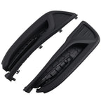 Set of 2 Front Bumper Fog Light Grille Covers for Honda Civic 2013–2015