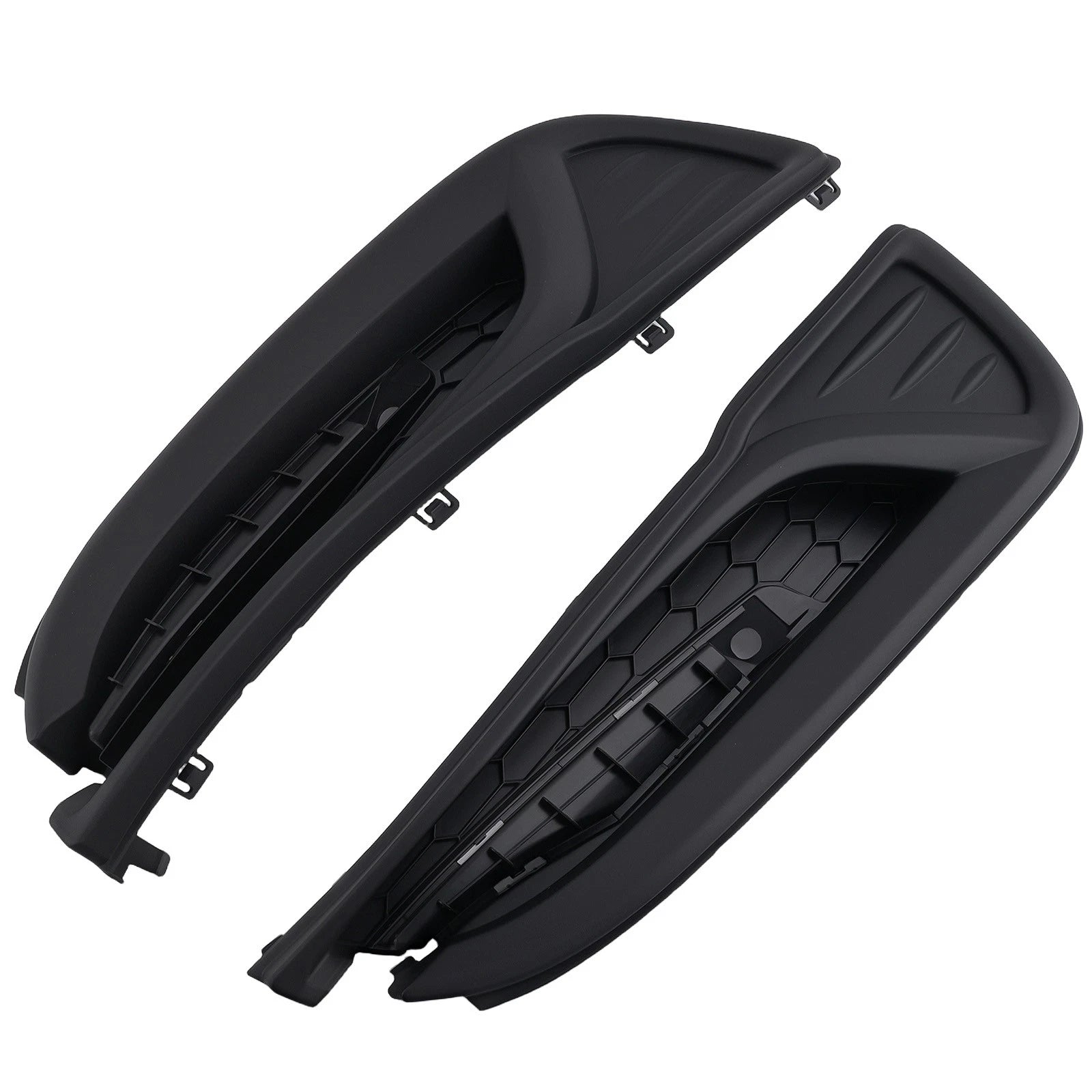 Set of 2 Front Bumper Fog Light Grille Covers for Honda Civic 2013–2015