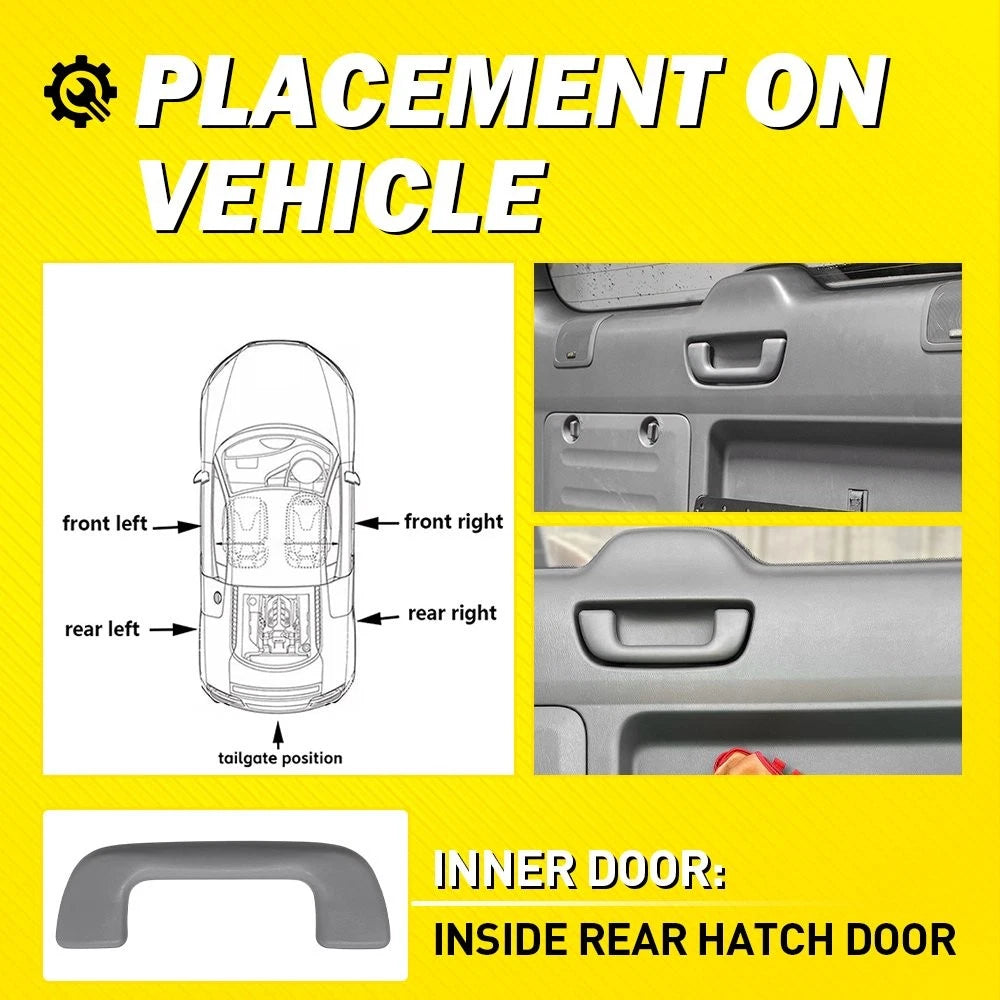 Inside Rear Door Grip Handle for Toyota Lexus GX470 (2003–2009) 7461013011B1 EPY
