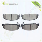 4X Front Ceramic Brake Pads for Honda del Sol CRX Accord Civic (1992–1997)
