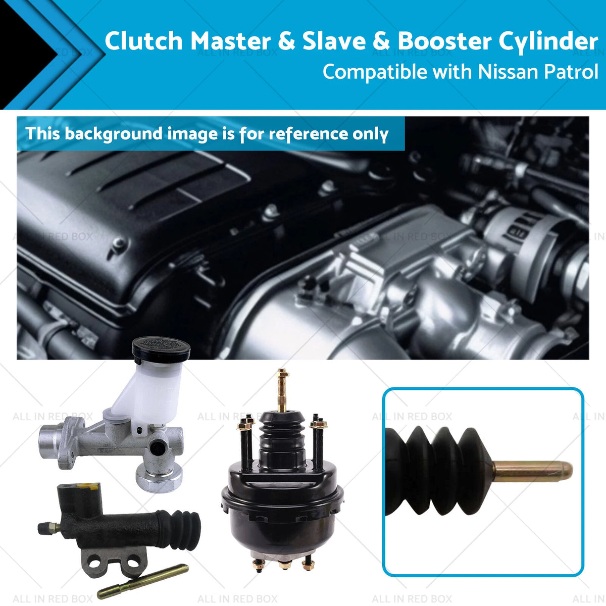 Clutch Slave & Master Cylinder Set for Nissan Patrol GU Y61 (1997–2023)