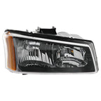 Passenger Side Headlight for Chevrolet Silverado 1500 (2003–2006) Smooth Reflector
