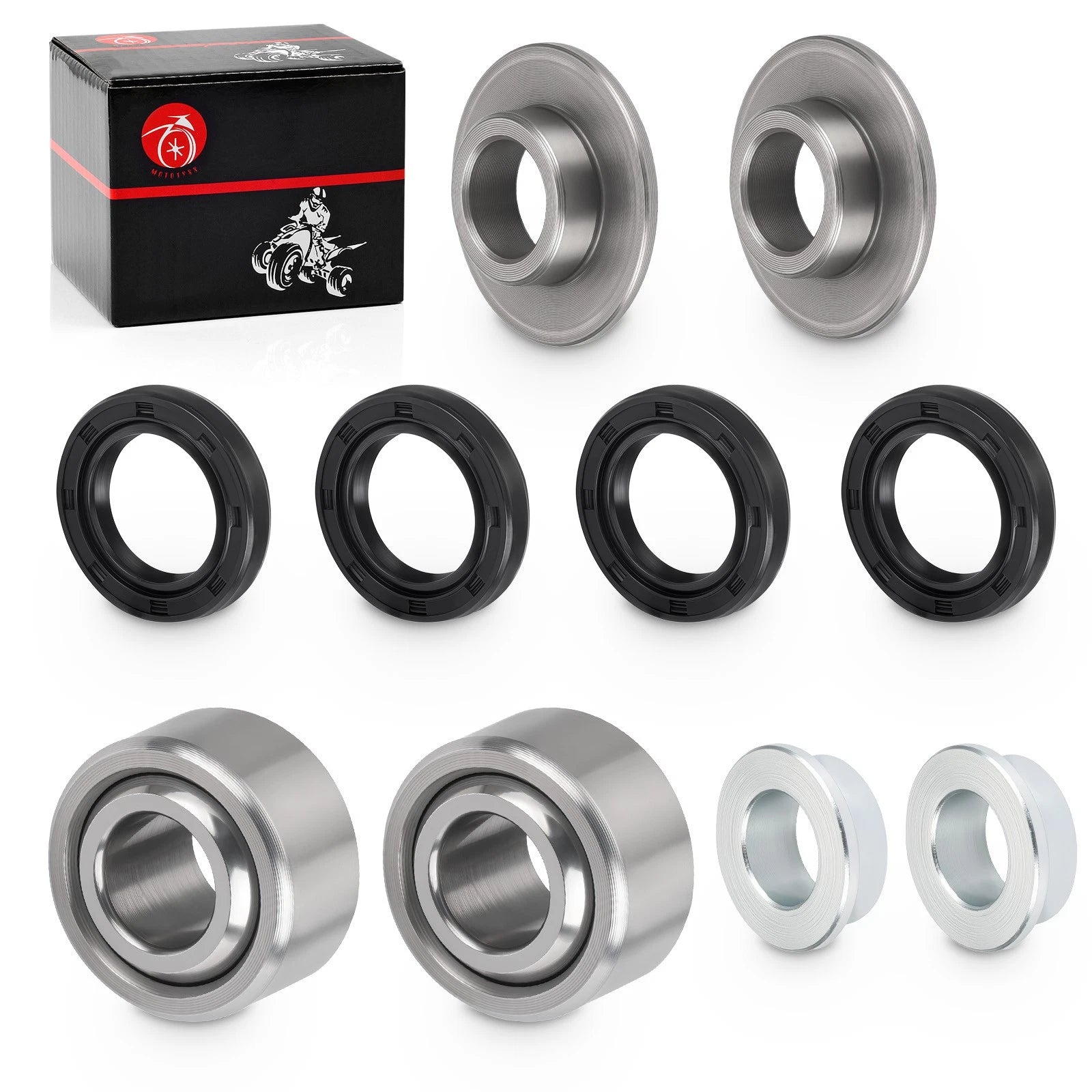 Rear Shock Bushing Bearing Rebuild Kit for Yamaha Warrior 350 (1987–2004)