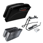 Hard Saddlebag 6x9 Bracket for Harley Softail (1986-2017)