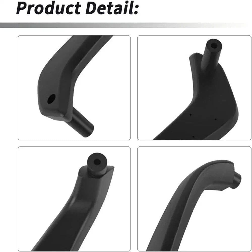 Car Interior Door Handle Manual Window Panel Left + Right for Ford Fiesta (2011-2020)