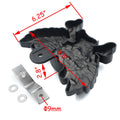 Black Skull Horn Cover for Harley V-Rod (1992–2020)