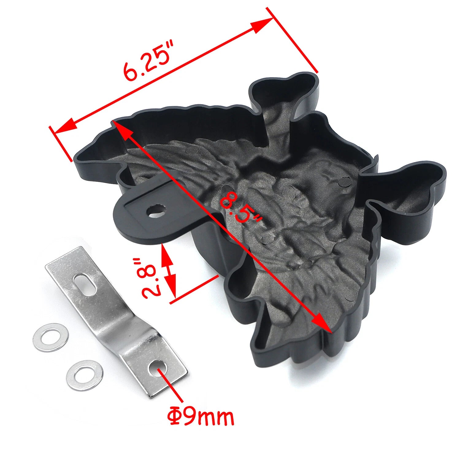 Black Skull Horn Cover for Harley V-Rod (1992–2020)