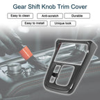 ABS Gear Shift Knob Cover Sticker for Honda CR-V 2023-2024 Carbon Fiber