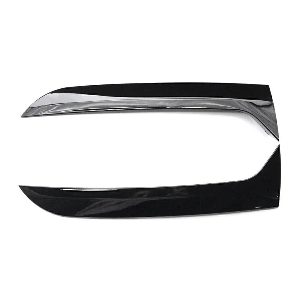 Rear Window Side Spoiler Canard Trim for VW Tiguan 2007-2016 BLACK