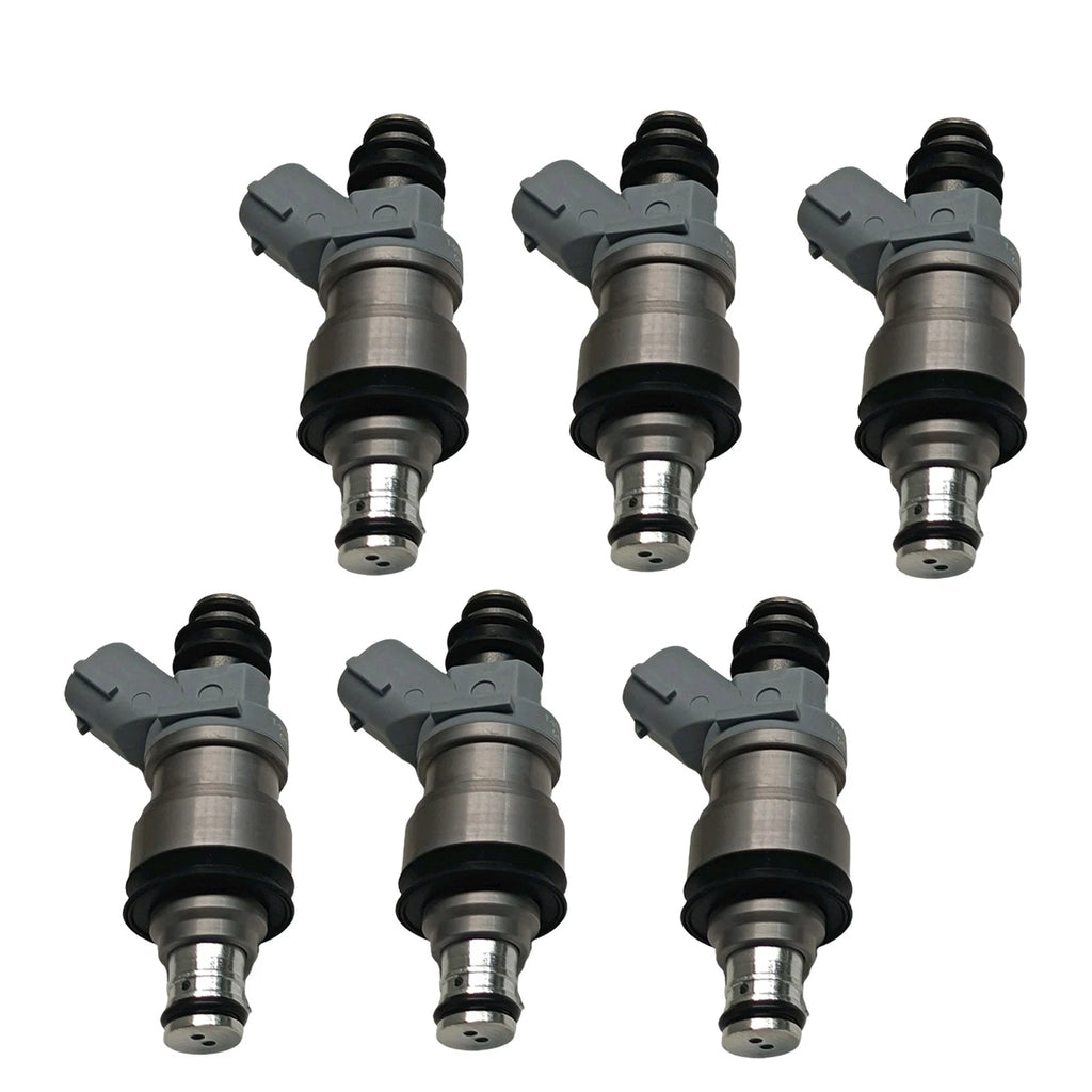 Set of 6 Fuel Injectors for Toyota 4Runner, Camry, Tacoma, T100 (1996–1998)