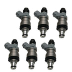 Set of 6 Fuel Injectors for Toyota 4Runner, Camry, Tacoma, T100 (1996–1998)