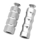 6mm Foot Peg Gear Shift Brake Lever Toe Peg Pedal for Universal Motorcycle Silver