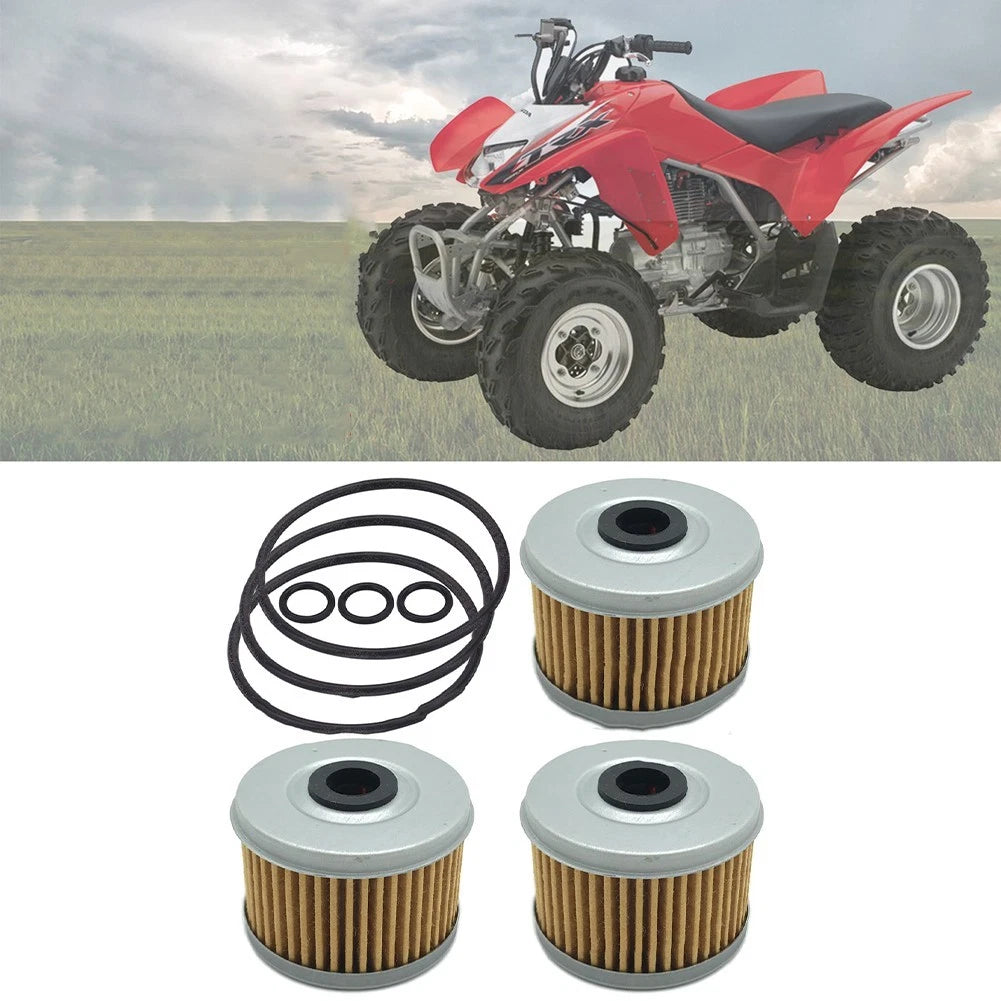 Oil Filter and Gasket Kit for Honda ATV (Compatible)