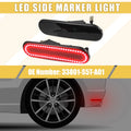Pair Rear LED Side Marker Lights for Honda Civic (2016–2021) 33801-S5T-A01