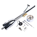 Chrome 32" Manual Tilt Steering Column for Universal Fit (Floor Shift)