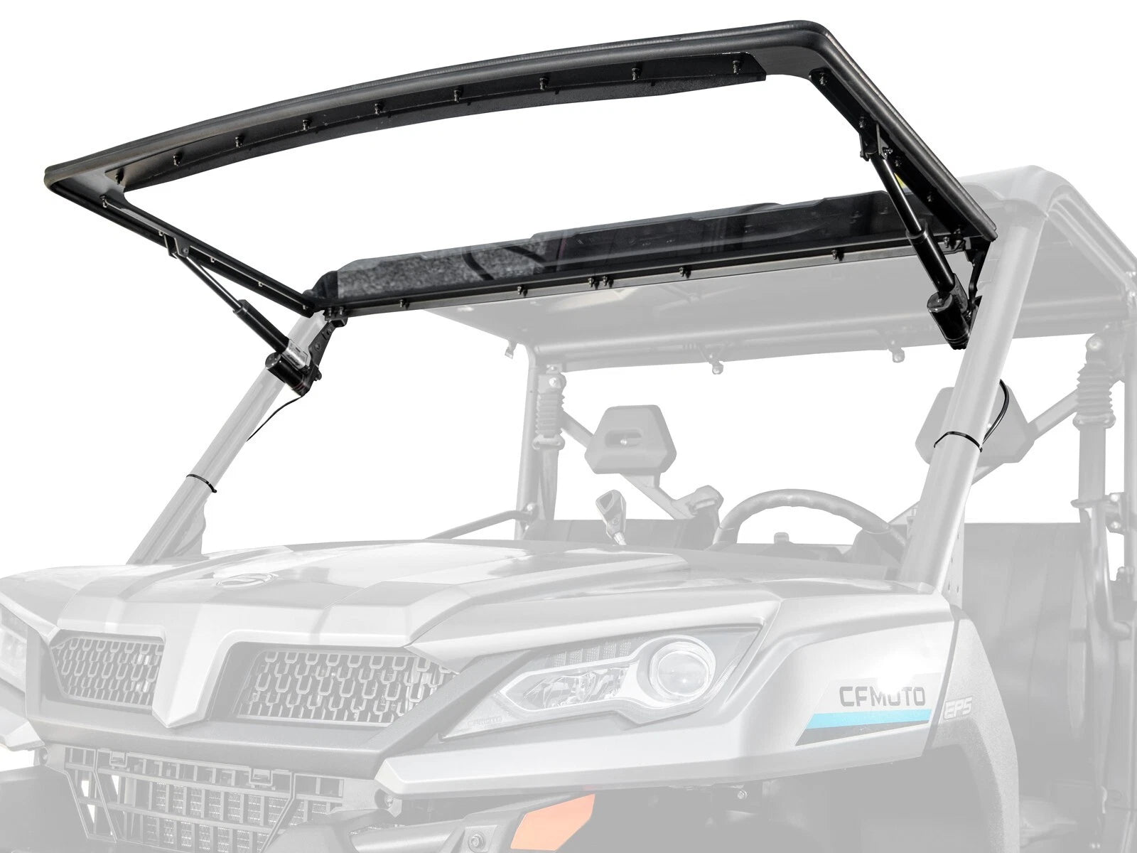SuperATV Maxdrive Power Flip Windshield for CFMOTO UForce 1000 (2019–2023)