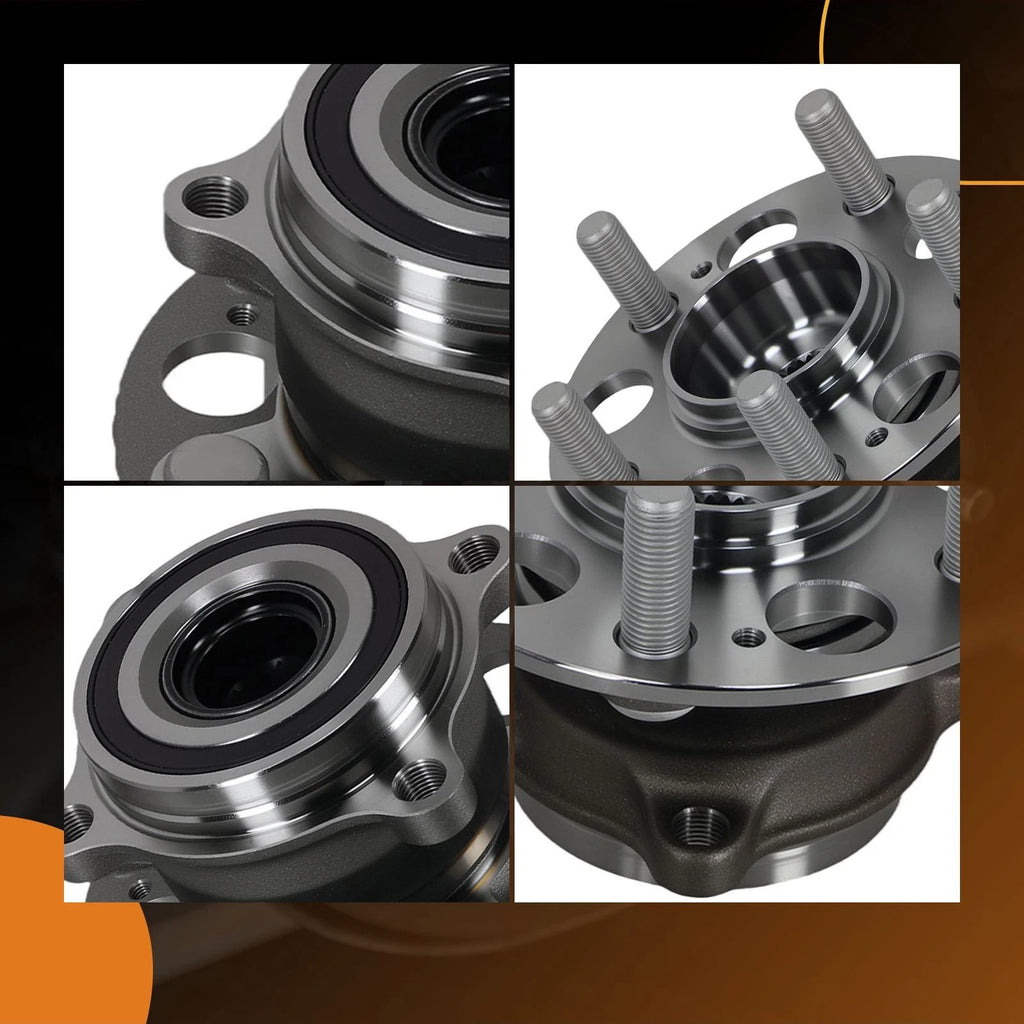 Set of 2 Rear Wheel Hub & Bearing Assemblies for Honda Passport (2019–2023)