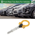 Tow Hook for Volkswagen MK7 (2014–2022) 11mm Aluminum Alloy 122mm Gold Tone