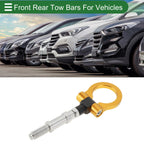 Tow Hook for Volkswagen MK7 (2014–2022) 11mm Aluminum Alloy 122mm Gold Tone