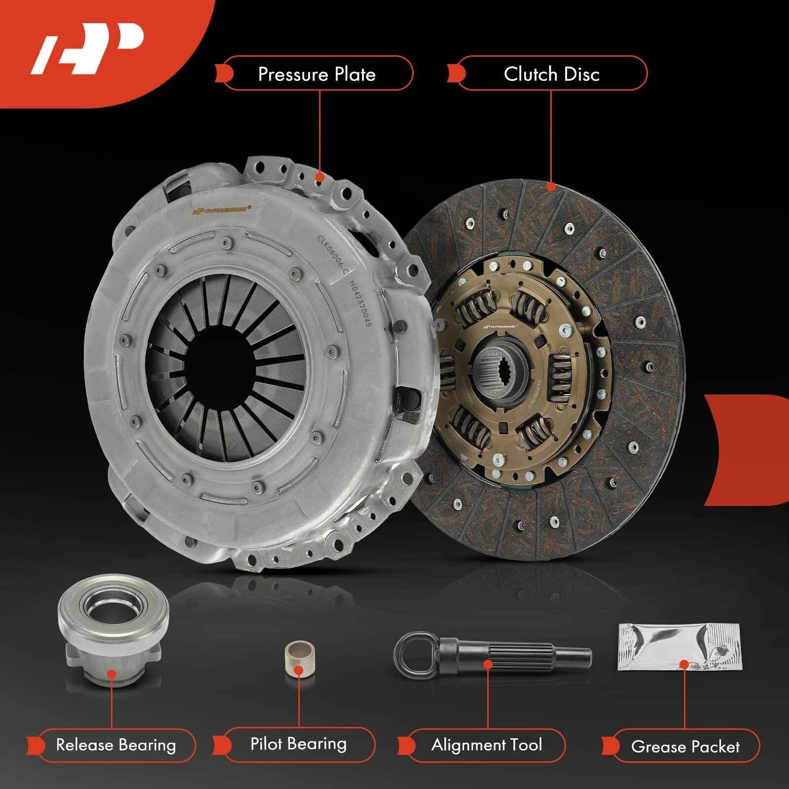 Clutch Kit for Nissan Pathfinder 1987-1995, Pickup 1995-1996