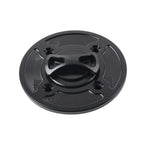 CNC Black 4-Hole Gas Fuel Tank Cap Cover for DUCATI Panigale V4/S/R (2018-2021)