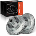 Front Drilled Brake Rotors for Ford F-150, E-150 Econoline (1994–2001)