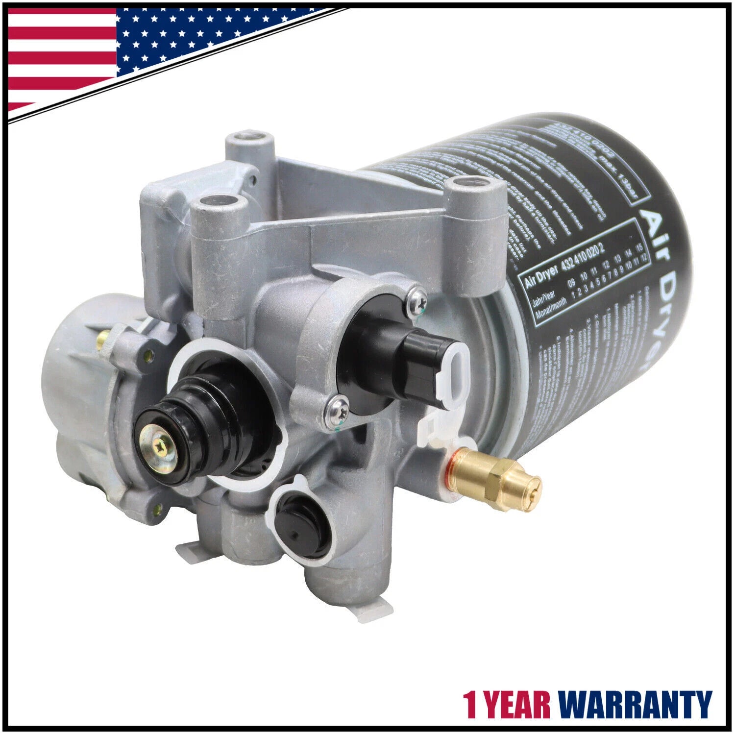 Air Dryer 12V for Meritor Wabco 1200 Series (Replaces 4324130010, R955205, 065691)