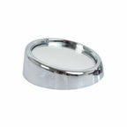 2" ABS Silver Rear Blind Spot Convex Round Mirror for Rear Wide View (-)