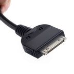 Aux Input Cable Adapter for 2007-2013 Nissan Infiniti 30 Pin - 2 x Cables