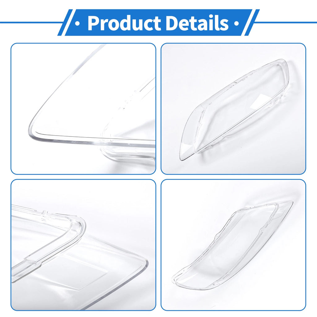 1 Pc Headlight Lens Cover for Audi Q7 (2006–2015) No. 4L0941029 Clear
