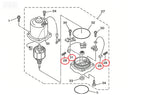 Motor Brush Kit for Yamaha 115-225HP (64E-43892-00, 64E-43891-00)