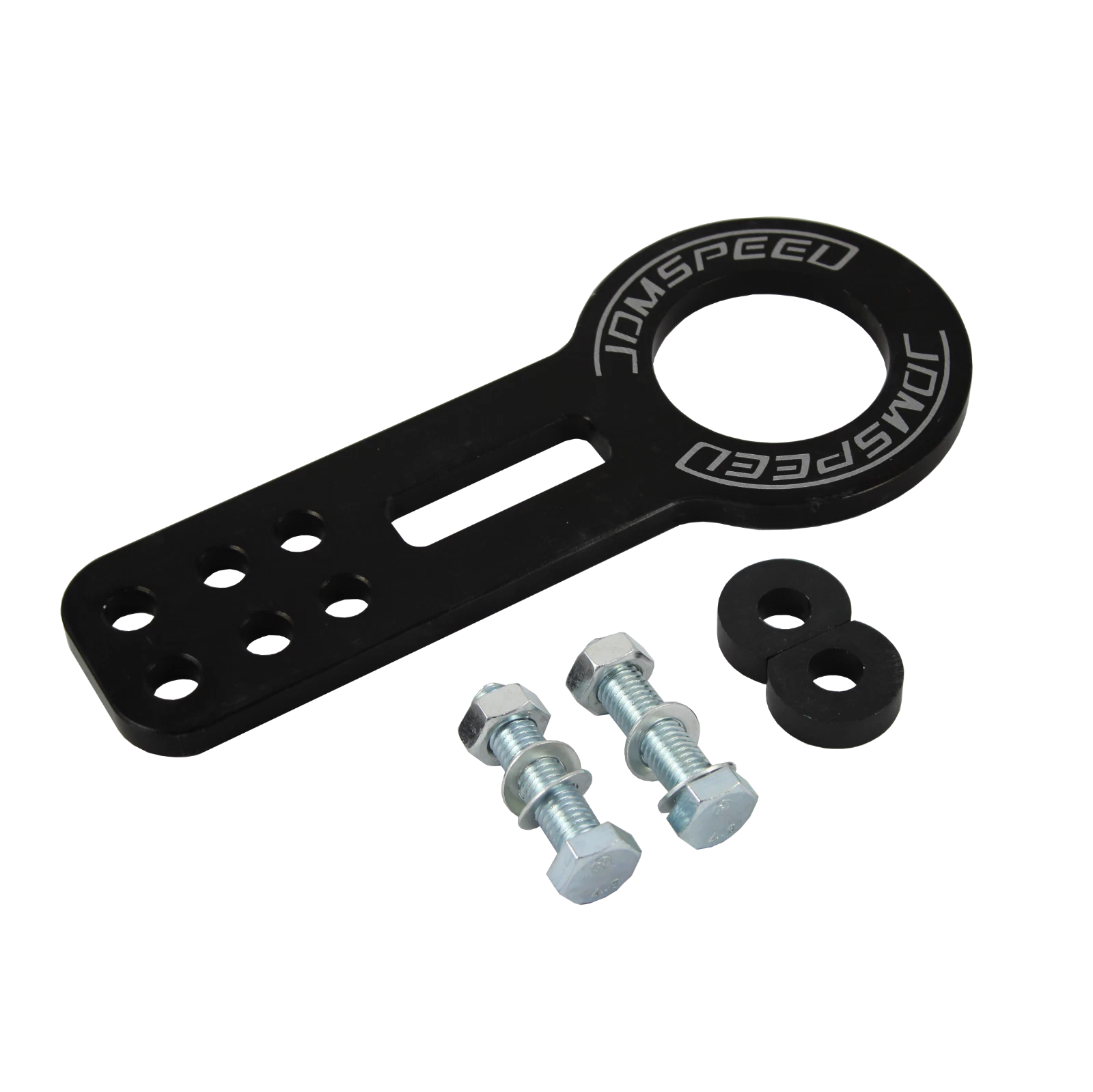 Tow Hook Kit for Make Model  - Black CNC Billet Aluminum