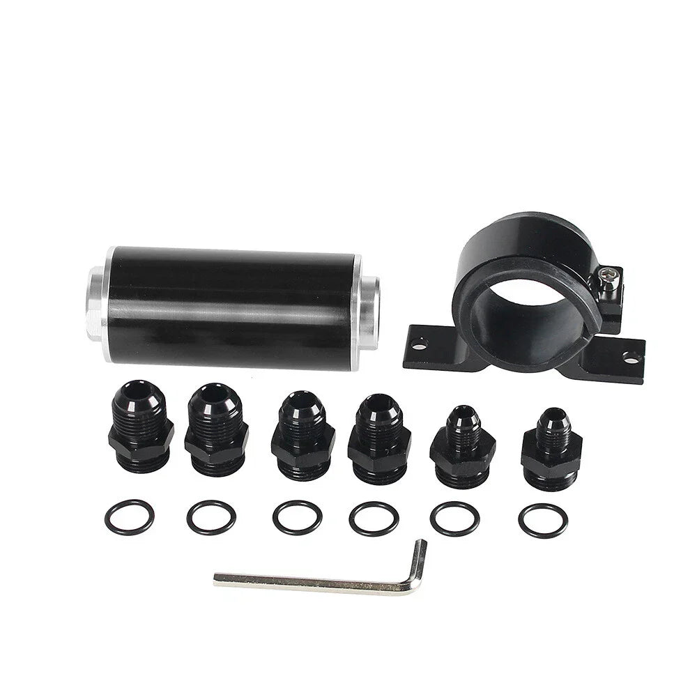 100 Micron Fuel Filter Bracket Adapter for Universal 6AN 8AN 10AN