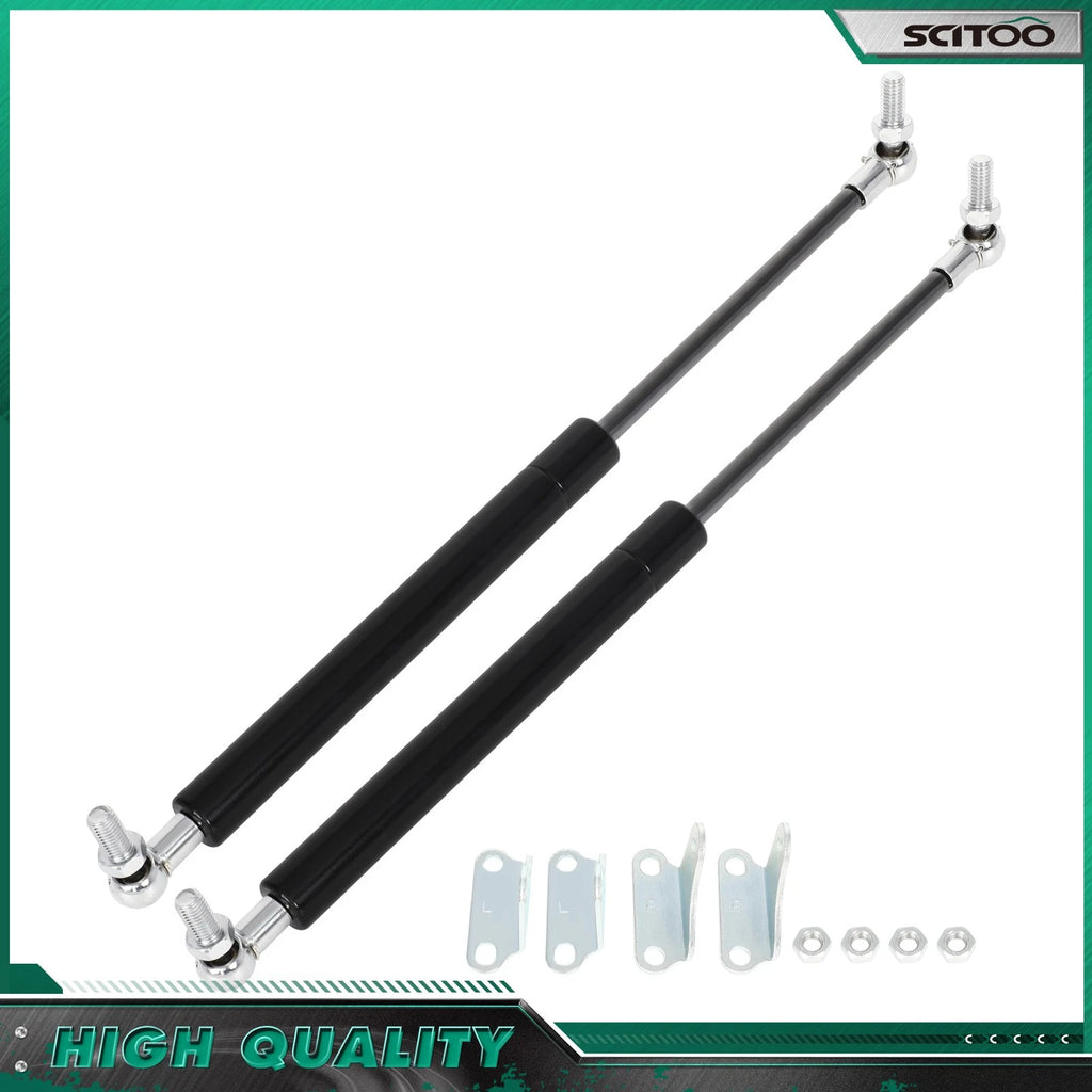 2X 17 Inch Heavy Duty Lid Lift Supports for RV Bed Cabinets (100 lb/445N)