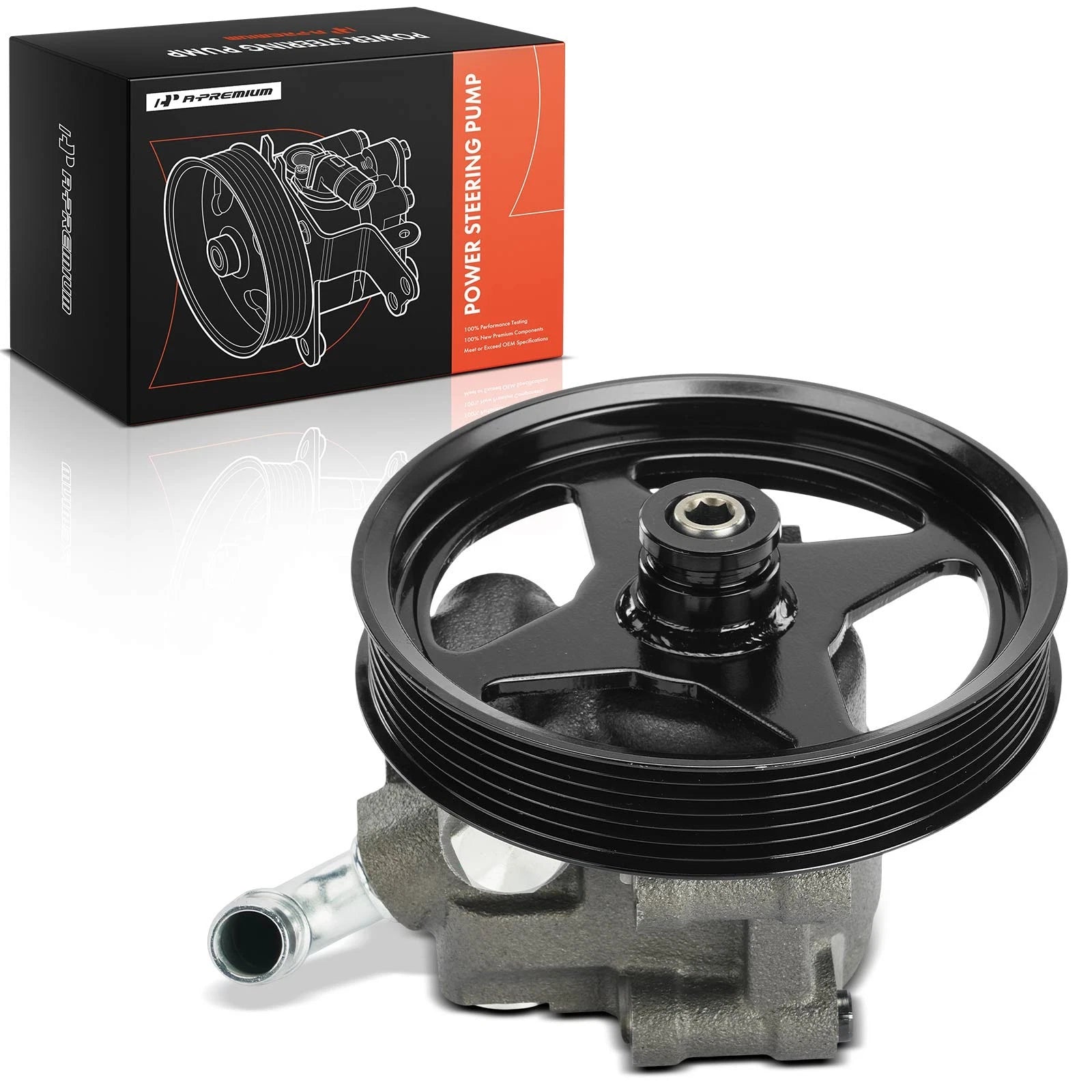 Power Steering Pump with Pulley for Ford F-150 F-250 Expedition (1997–2003)