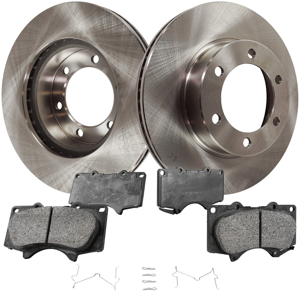 Front Brake Disc and Pad Kit for Toyota Sequoia, Tundra (2003–2007)