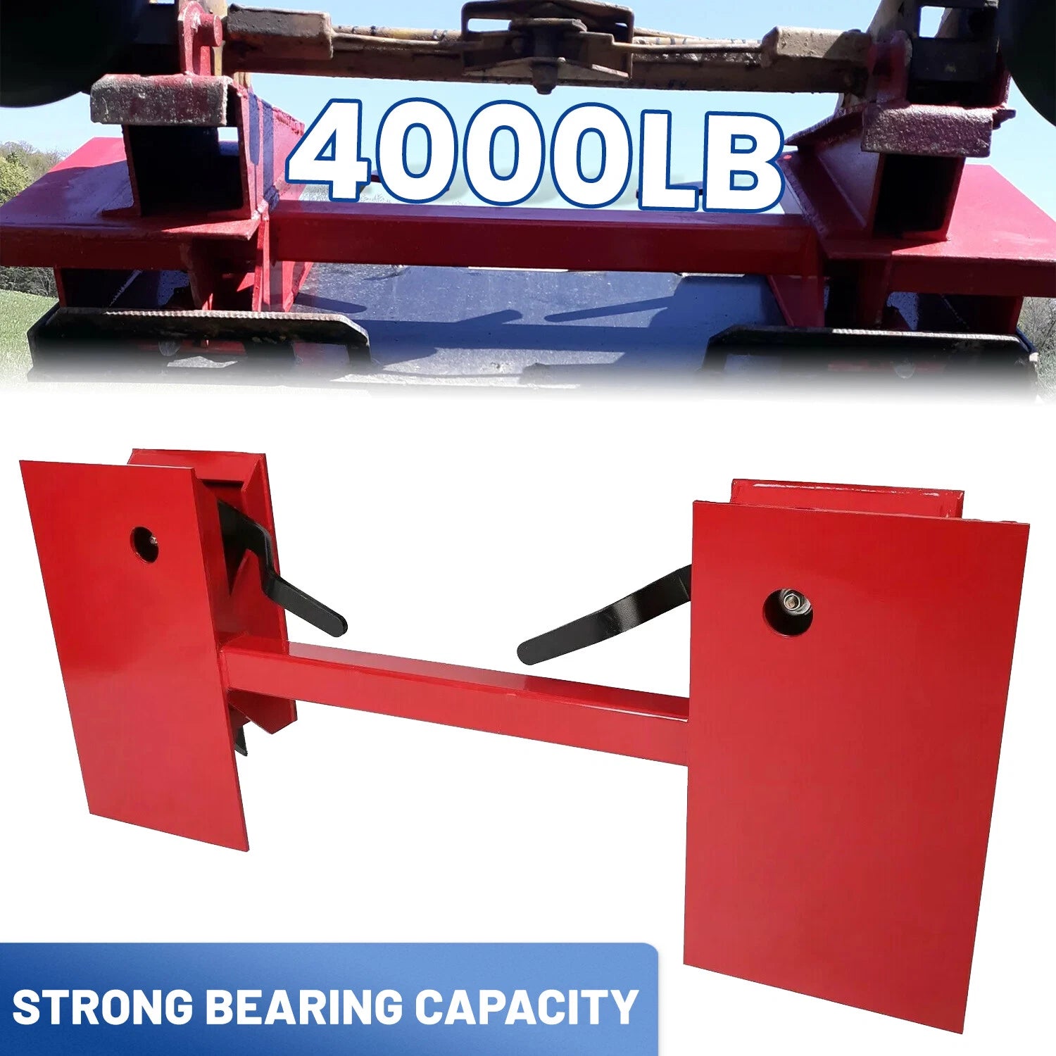 Skid Steer Quick Attach Plate Conversion Adapter for Bobtach (Universal)