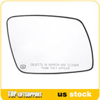 Passenger Side Chrome Heated Door Mirror Glass for Dodge Journey (2009–2014)
