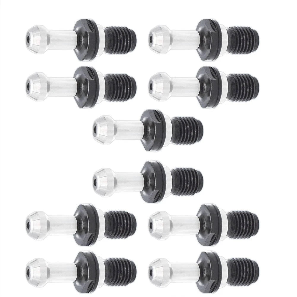 10-Pack Pull Stud Retention Knob for Hass Kia Toshiba CNC (BT40 45??0.589")