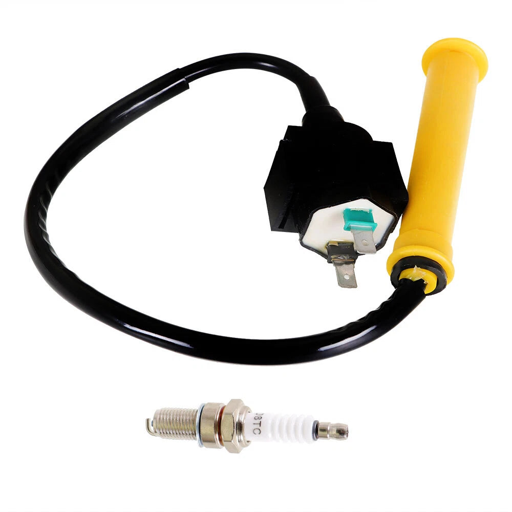 Ignition Coil & Spark Plug Set for Honda Foreman 500 TRX 500 (2005-2014)
