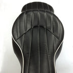 Custom Driver 2-up Vertical Stripes Leather Seat for Harley XL883N XL883L (2005–2013)